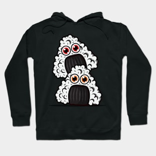 Cute Onigiri Illustration. Hoodie